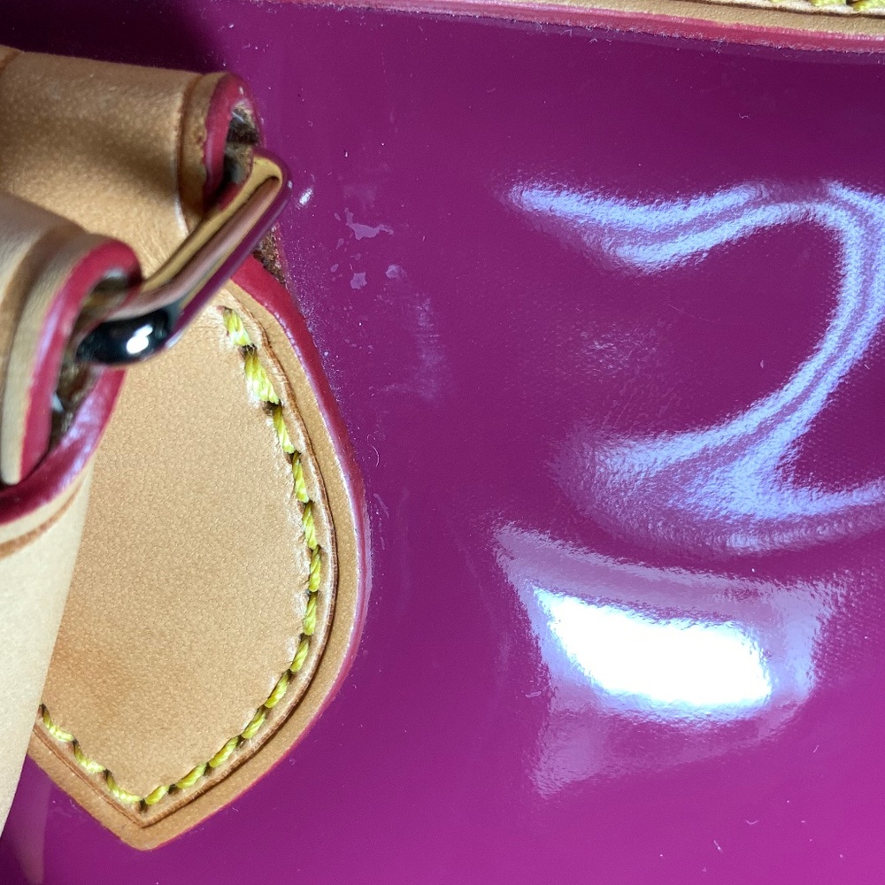 Dooney & Bourke Pink Patent Leather Satchel Bag - Picture 3 of 16